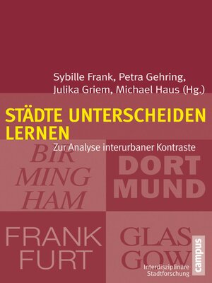 cover image of Städte unterscheiden lernen
